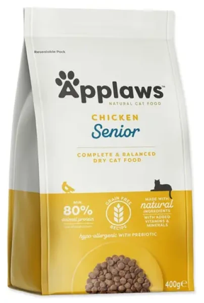 Applaws Senior kuřecí 400 g / Granule pro kočky / bez obilovin / pro starší kočky (033-4105)
