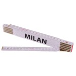 Metr skládací, 2m, dřevěný, PROFI, "MILAN"