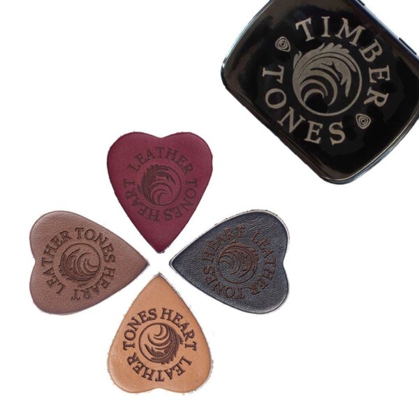 Timber Tones Leather Tones Heart Mixed 4-Pack Tin