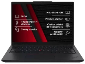 Lenovo ThinkPad L14 G6 černá / 14" WUXGA / Ryzen 7 PRO 250 3.3GHz / 32GB / 1TB SSD / AMD Radeon 780M / W11P (21S8000RCK)