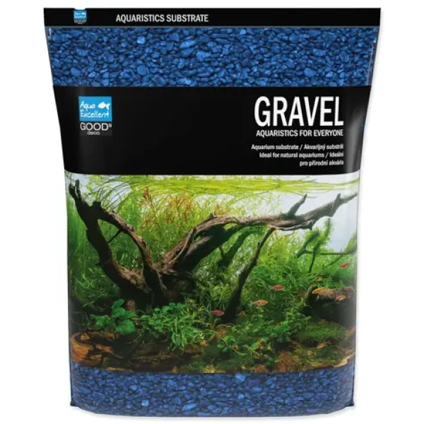Aqua Excellent Písek ledově modrá 3-6mm 3kg (451-50704)