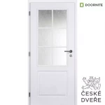 Interiérové dveře Aulida 2/3 Sklo Bílé 90L