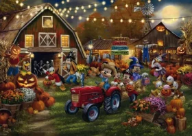 SCHMIDT Puzzle Disney: Mickey a Minnie - Dýňový festival
