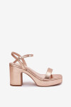 Sandály na podpatku model 214092 Step in style 39