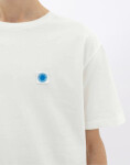 Tričko Thinking MU White T-Shirt Sun Blue Back WHITE