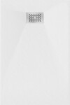 MEXEN/S - Hugo sprchová vanička SMC 90x70, bílá, krytka nerez 42107090-X