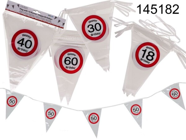 Ootb.de Girlanda narozeninová -18 let