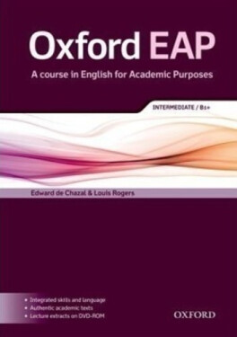 Oxford English for Academic Purposes B1+ Student´s Book + DVD-ROM Pack - Edward De Chazal