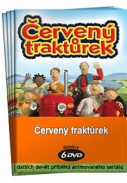 Červený traktůrek 1 - 6 / kolekce 6 DVD