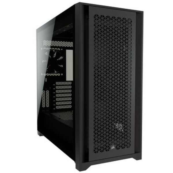 Corsair 5000D Airflow černá / E-ATX / 2x USB 3.2 / USB-C / 2x 120mm / bez zdroje / průhledná bočnice (CC-9011210-WW)