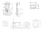 GEBERIT - Duofix Set předstěnové instalace, klozetu Oudee a sedátka softclose, tlačítko Sigma20, bílá/chrom SANI11CA31119