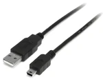 StarTech USB-A - Mini USB 0,5 m černá / Kabel USB / 2.0 (USB2HABM50CM)