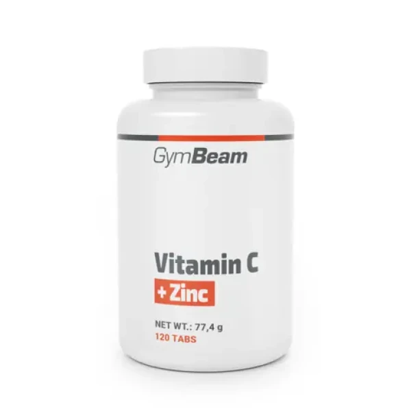 Vitamín C + zinek - GymBeam (120 tab.) (42352-1-120tab)