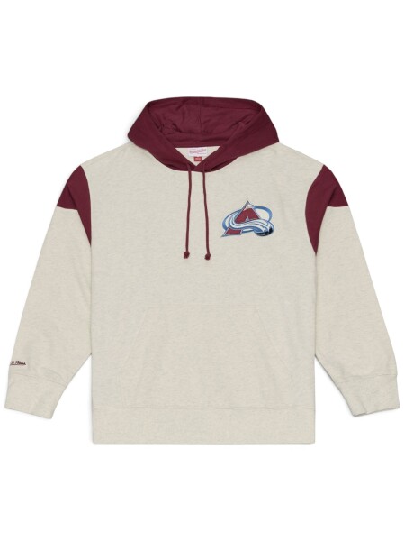 Mitchell & Ness Pánská mikina Colorado Avalanche NHL Retro Roots French Terry Hoodie Velikost: XL