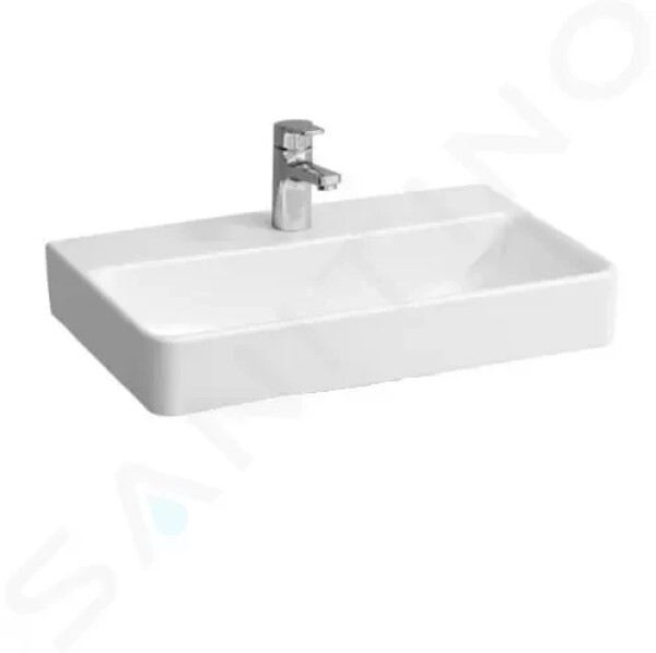 Laufen - Pro S Umyvadlo Compact, 600x380 mm, 1 otvor pro baterii, bez přepadu, bílá H8189590001561