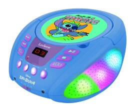 Lexibook CD přehrávač Stitch s bluetooth a světelnými efekty - Lexibook