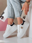 Dámské tenisky na platformě KITNOT bílo-černé FashionStreet ZY0922 36