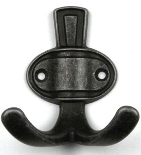 Tulip Nábytkový věšák rustikální Rubico staročerná, 1 ks (157309)