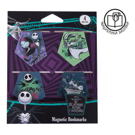 Colorino magnetická záložka, Tim Burton 2, 4 ks, mix motivů