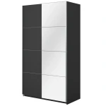 Skříň 120 cm Beta 54 černá/zrcadlo