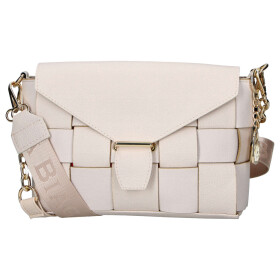 Stylová dámská koženková crossbody kabelka LB Pollina, béžová