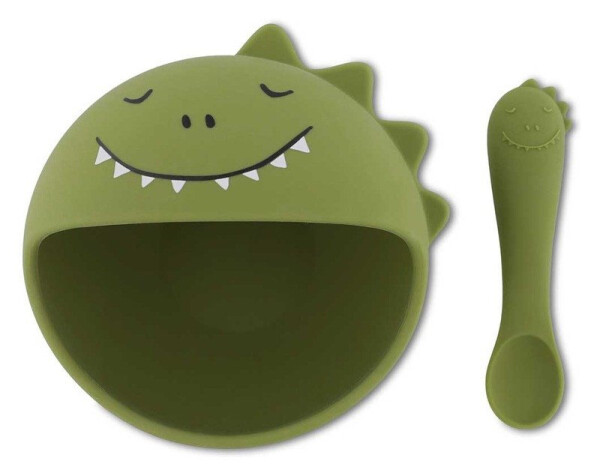 Sada prvního jídla pro děti pan dinosaurus