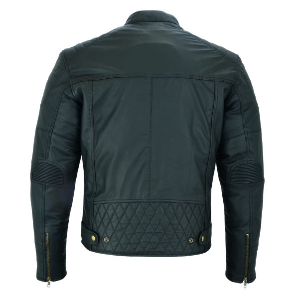 Pánská Kožená Bunda Astrion Fuel Brixton Černá Velikost: L