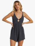 Billabong ON VACAY ROMPER BLACK PEBBLE dámské šaty krátké