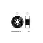 ABS tisková struna žlutá 1,75 kg Filament