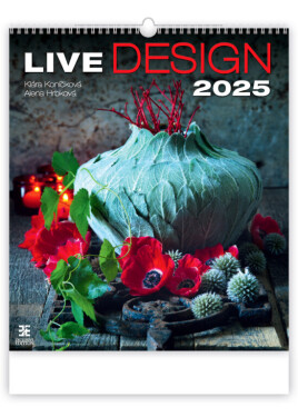 Nástěnný kalendář 2025 Live Design