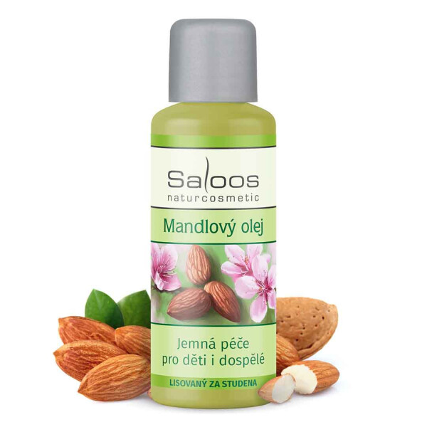 MANDLOVÝ OLEJ lisovaný za studena 50ml Saloos