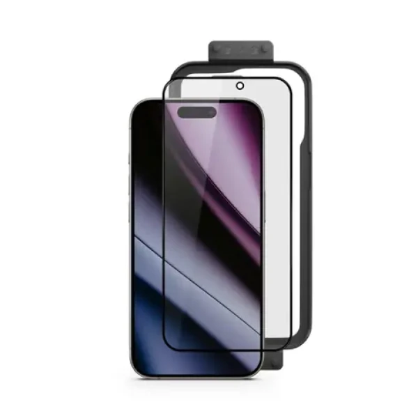 Epico AntiReflective Glass 3D DF ochranné sklo pro iPhone 14 Pro/15/16 / odolné proti pádu (90812151000010)