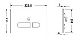 DURAVIT - DuraSystem Elektronické ovládání splachování, bílé sklo WD5003012000