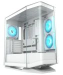 COUGAR FV270 bílá / PC skříň / E-ATX / ATX / micro-ATX / mini-ITX / RGB / průhledná bočnice / bez zdroje (CGR-58M6W)