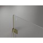 MEXEN/S - Lunar-B L sprchový kout dveře křídlové levá 85 x 70, transparent, zlato 832L-085-070-50-00-L