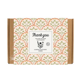 Blossombs Dárková sada semínek kuchyňských bylinek Thank you – 7 ks, multi barva, papír