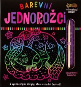 Barevní jednorožci - Vyškrabávací obrázky - Olena Herasimova