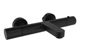 Kielle - Oudee Termostatická vanová baterie, matná černá 10602104