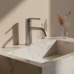 REA - Umyvadlová baterie Argon Brush Nickel Low REA-B6449