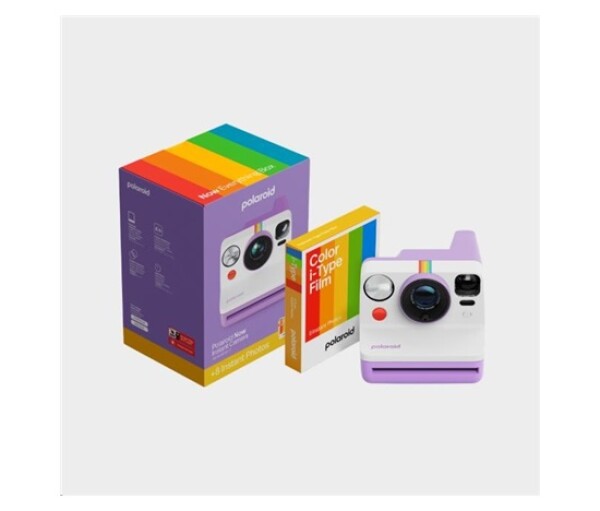 Polaroid Now Gen 3 Purple bundle with Color Film (8 photos) EDF_1138995