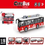 MalPlay Trolejbus interaktivní městský autobus s pohonem 1:16 otevírání dveří