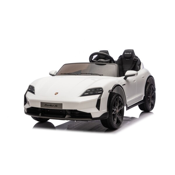 Mamido Elektrické autíčko Porsche Taycan Turbo S bílé