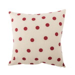 Bloomingville Dekorativní polštář Bowie Rose 45 × 45 cm, růžová barva, textil