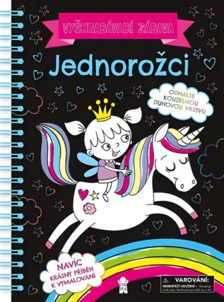 PIKOLA Škrabací obrázky Jednorožci