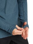 ICEBREAKER Mens Merino 400 RealFleece Grid Pulover Hood, Abyss (vzorek) velikost: M