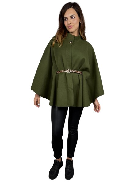 HOSH Dámské pončo Evelora Velikost: UNI, Barva: Khaki