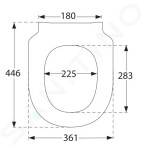 VILLEROY & BOCH - Subway 3.0 WC sedátko, softclose, alpská bílá 8M42S101