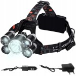 ISO 16144 Čelovka LED ZOOM 5 x LED T6 CREE