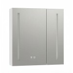REA - Zrcadlová skříňka s LED osvětlením M1015-60 60x65 REA-M0102