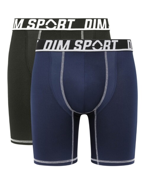Pánské boxery DIM 0A6V SPORT LONG 2 kusy
